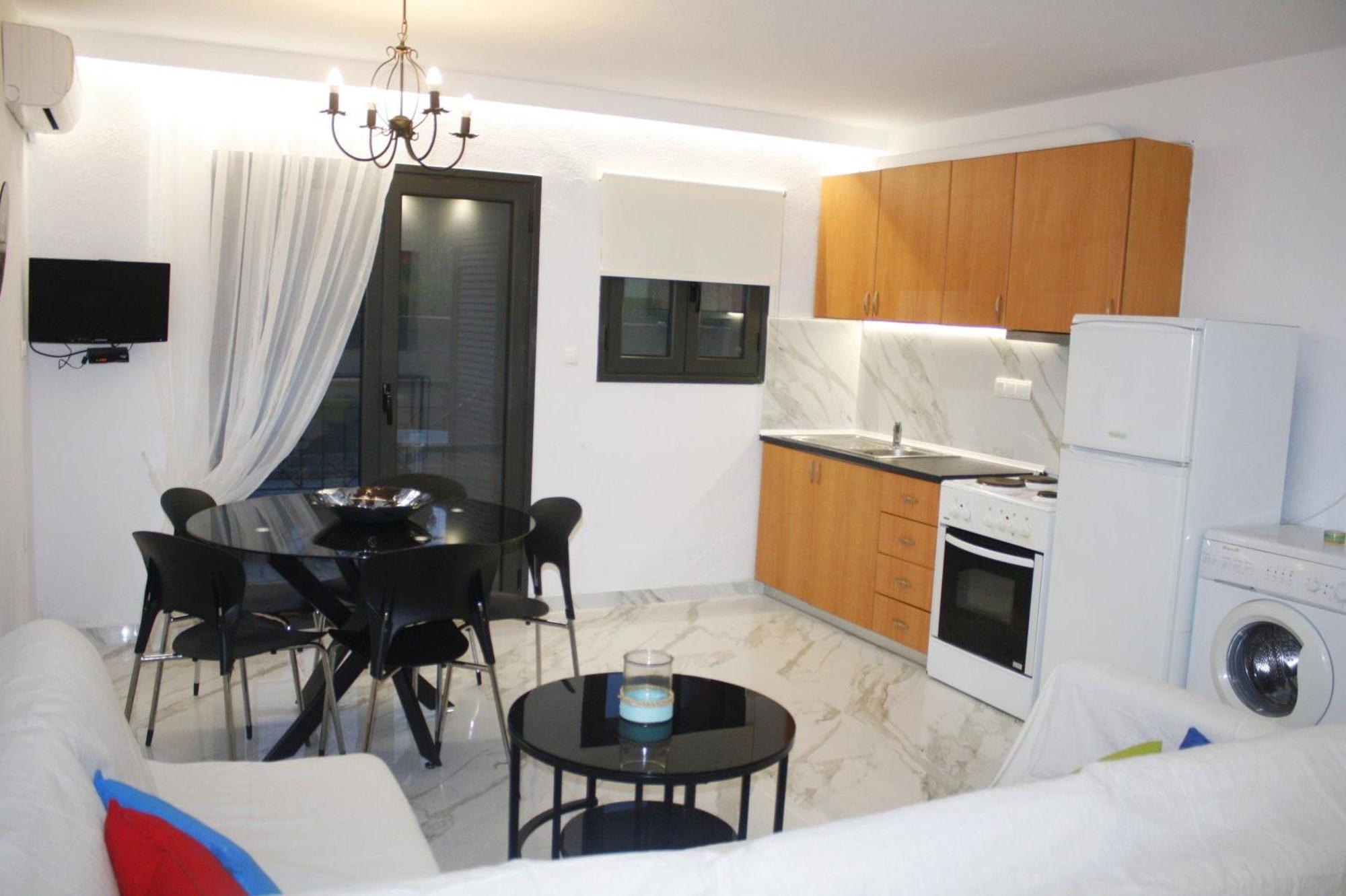 Salonikiou Beach Apartments & Villas 圣尼古拉奥斯 外观 照片