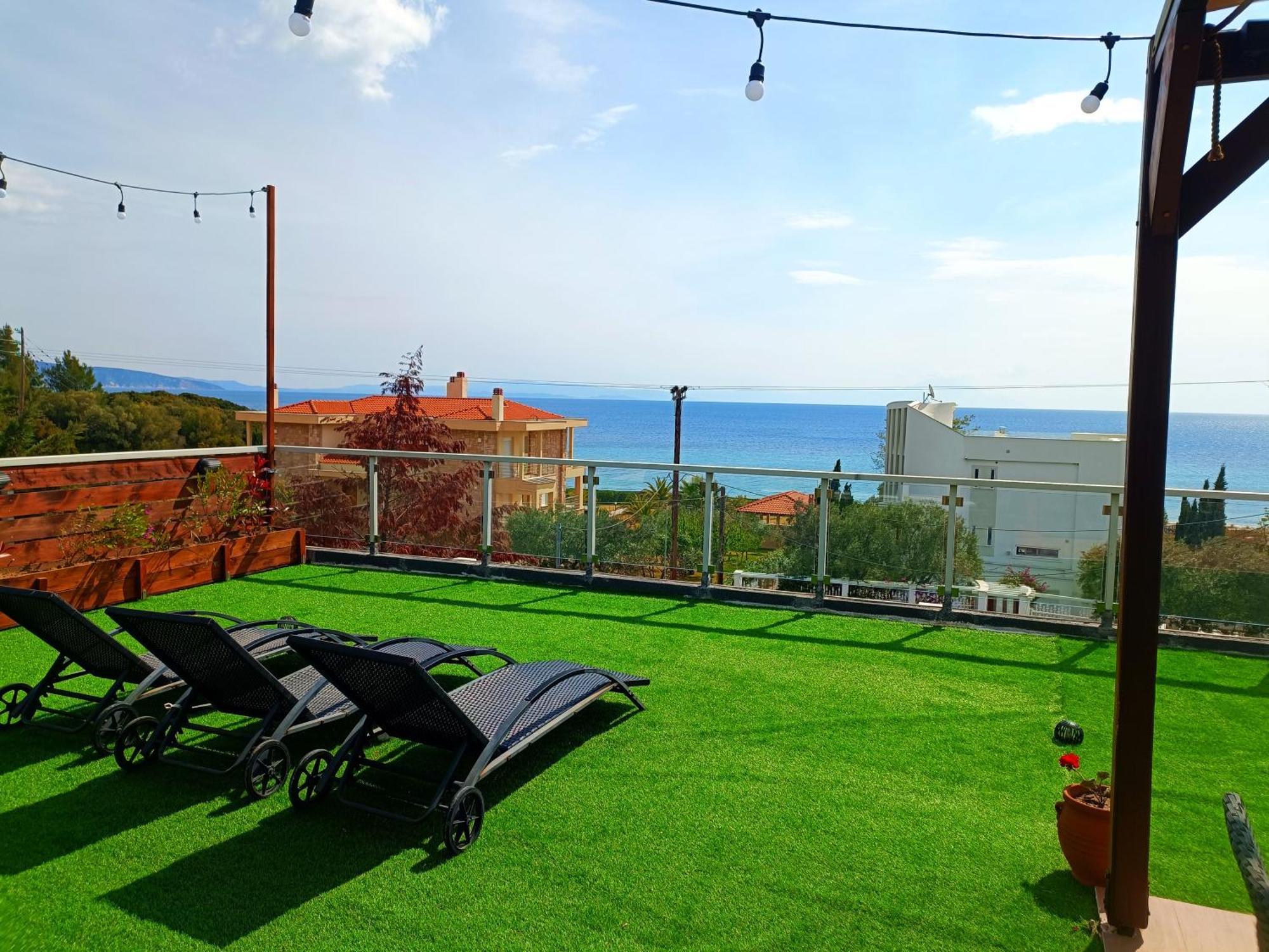 Salonikiou Beach Apartments & Villas 圣尼古拉奥斯 外观 照片